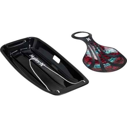 Hurley Thrill Rider Sled Set - 2-Piece in Black