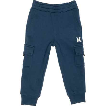 Hurley Toddler Boys Cargo Fleece Joggers in Night Force