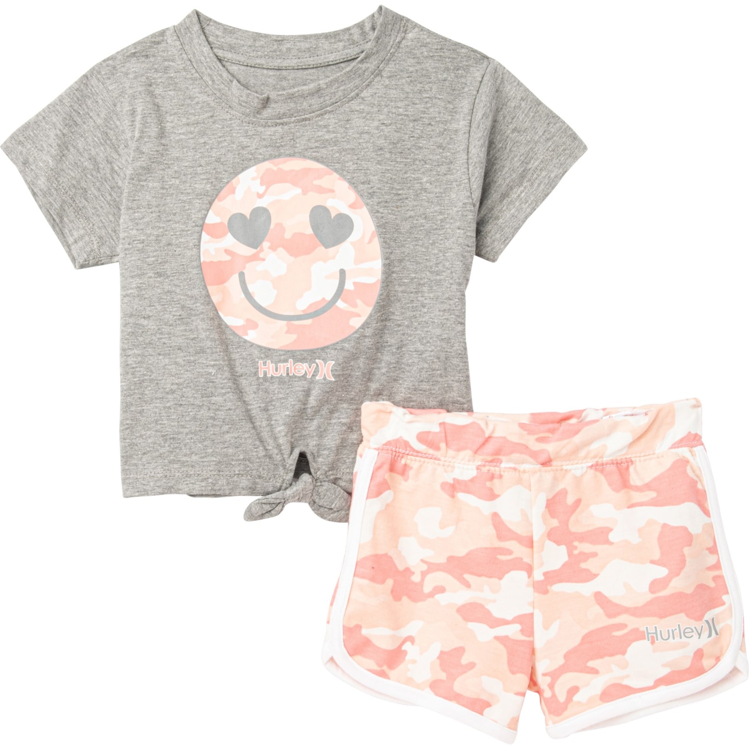 thumbnail image 2 of Hurley Girls French Terry ShortBoard Shorts - Casual Comfort For Summer Beach & City Wear 2 of 10