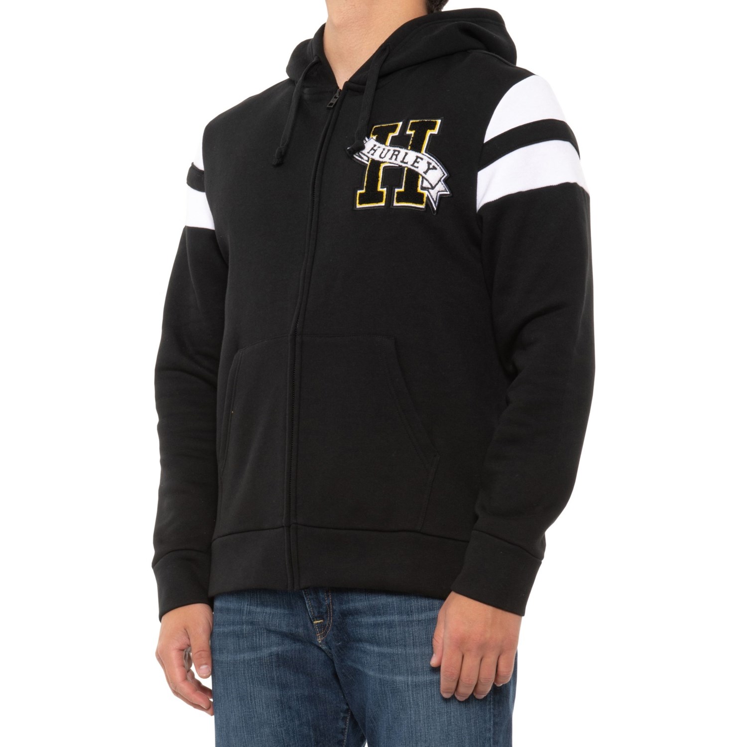 hurley zip up hoodie