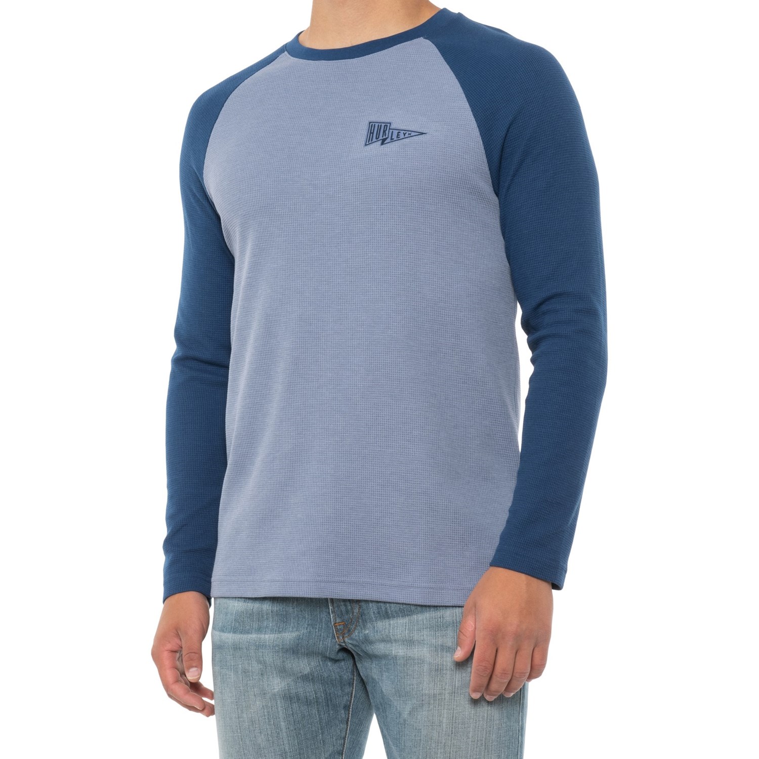 Hurley University Thermal Raglan Shirt (For Men) - Save 40%