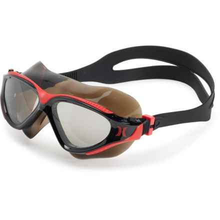 Hurley Viperform Swim Mask (For Men and Women) in Black/Red Black