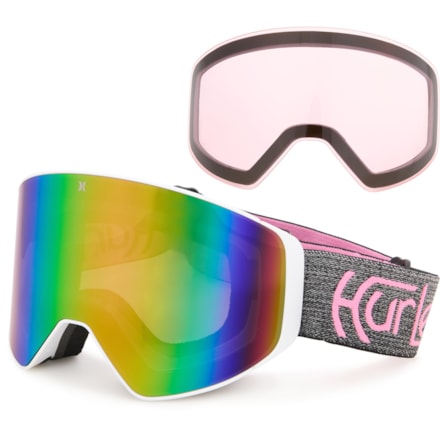NWT Hurley Visage Snow Goggles with Extra Lens Hurley Visage Snow Goggles OTG Cylindrical Magnetic + Bonus  main image 4