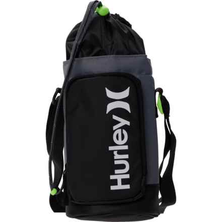 Hurley Water Bottle and Sling Pouch in Black/Flash Lime