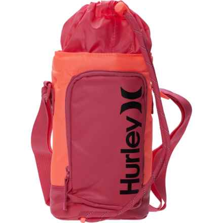 Hurley Water Bottle and Sling Pouch in Hyper Pink