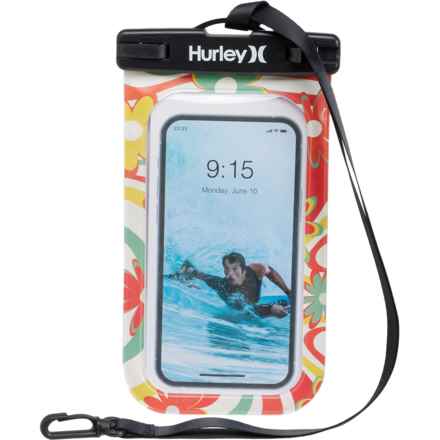Hurley Waterproof Smartphone Pouch in Retro Towel