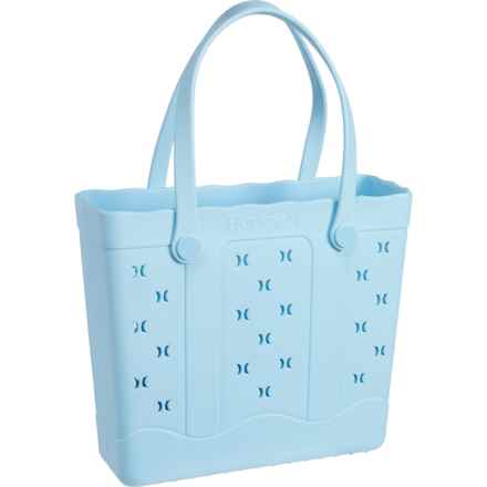 Hurley Wavy EVA Tote Bag - 14.5” in Light Blue