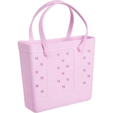 Hurley Wavy EVA Tote Bag - 14.5” in Light Pink
