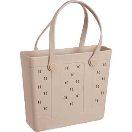 Hurley Wavy EVA Tote Bag - 14.5” in Mocha