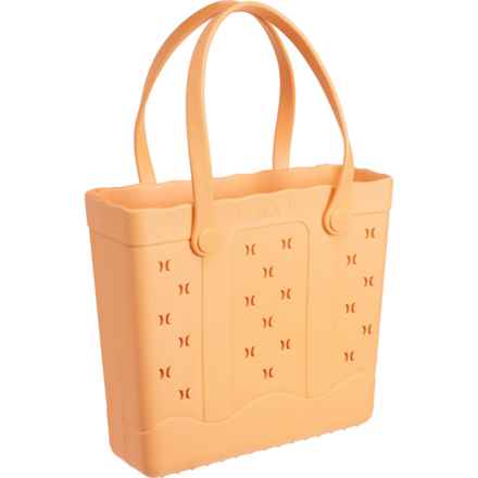 Hurley Wavy EVA Tote Bag - 14.5” in Papaya
