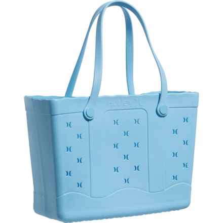 Hurley Wavy EVA Tote Bag - 19” in Light Blue