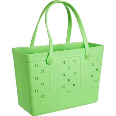 Hurley Wavy EVA Tote Bag - 19” in Lime Green