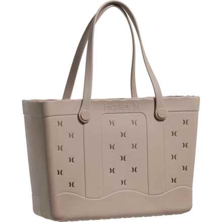 Hurley Wavy EVA Tote Bag - 19” in Mocha
