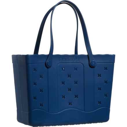 Hurley Wavy EVA Tote Bag - 19” in New Navy