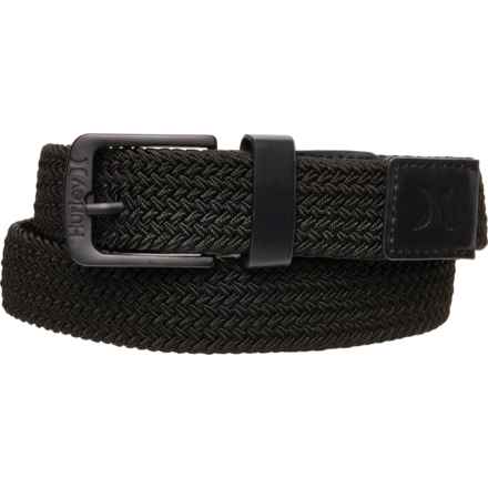 Hurley Webbing Stretch Belt (For Men) in Black