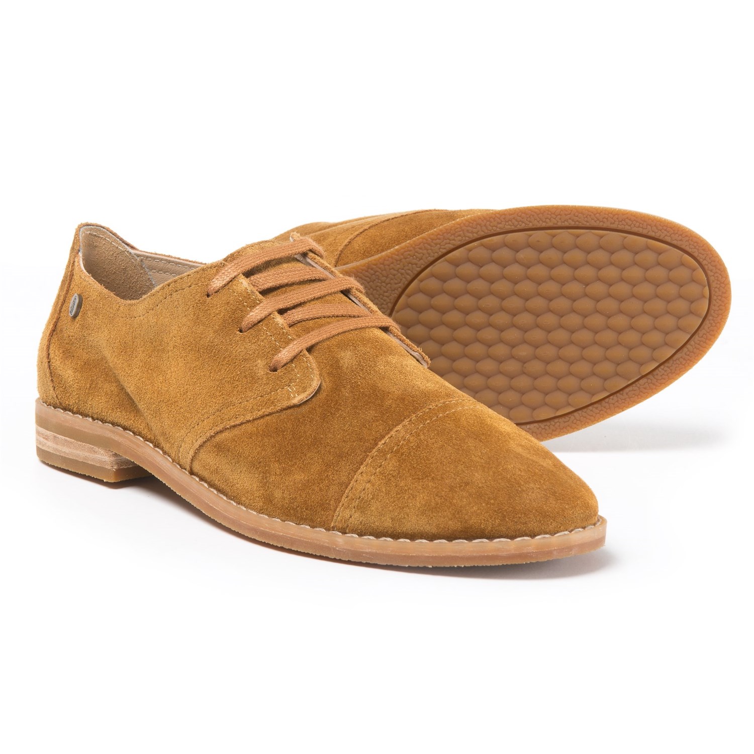 Hush Puppies Aiden Clever Oxford Shoes – Suede (For Women)