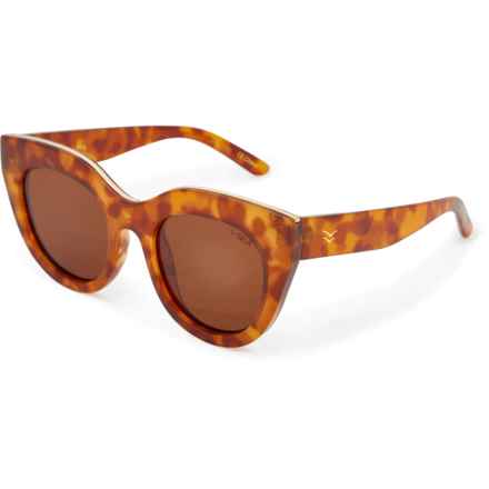 I-SEA Lana Sunglasses - Polarized in Mocha Tortoise