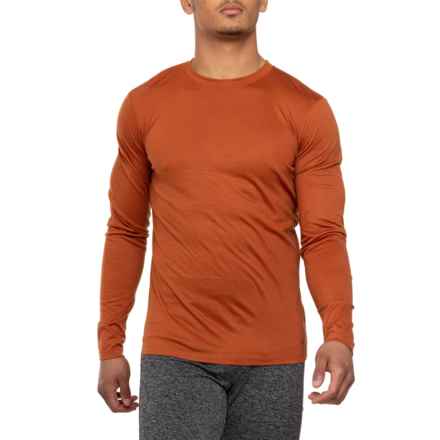 Ibex 24 Hour Shirt - Merino Wool, Long Sleeve in Ginger Bisquite