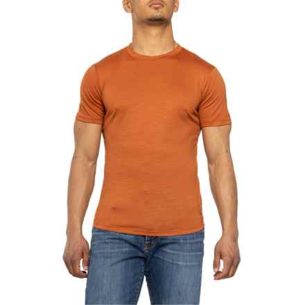 Ibex 24-Hour T-Shirt - Merino Wool, Short Sleeve in Ginger Bisquite