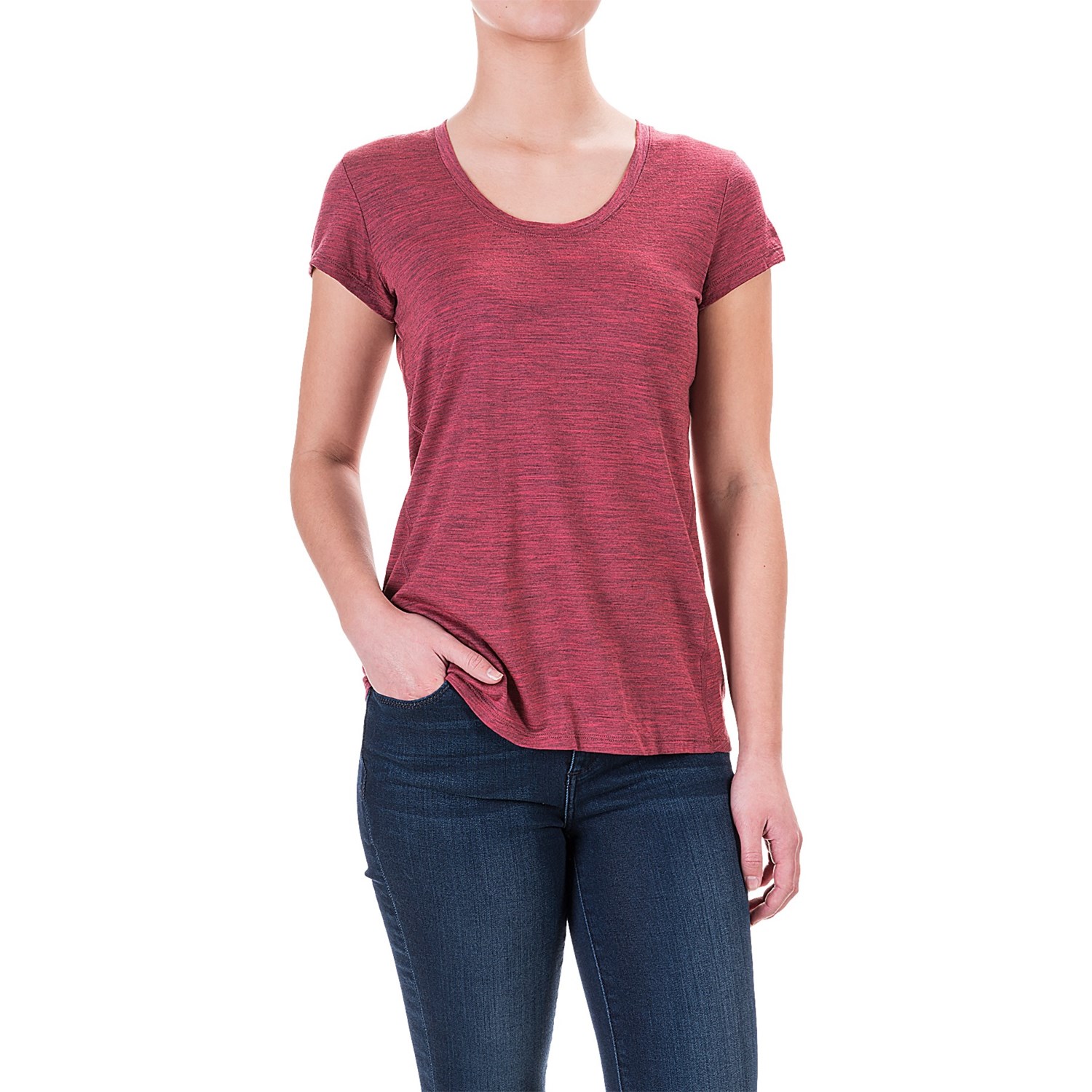 Ibex OD Heather T-Shirt – Merino Wool, Short Sleeve (For Women)