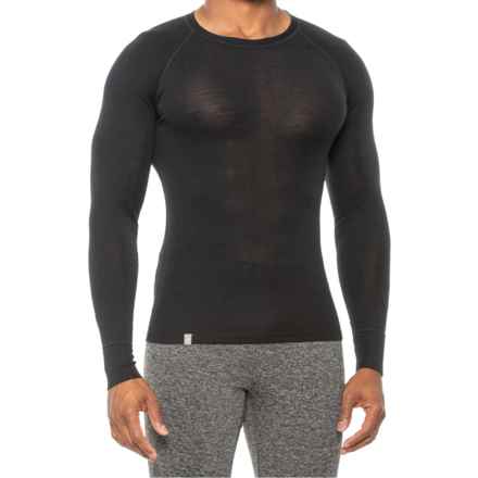 Ibex Woolies 1 Base Layer Top - Merino Wool, Long Sleeve in Black