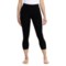 Ibex Woolies Tech 3/4 Base Layer Pants - Merino Wool in Black