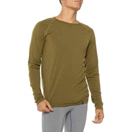 Ibex Woolies Tech Base Layer Top - Merino Wool, Long Sleeve in Olive