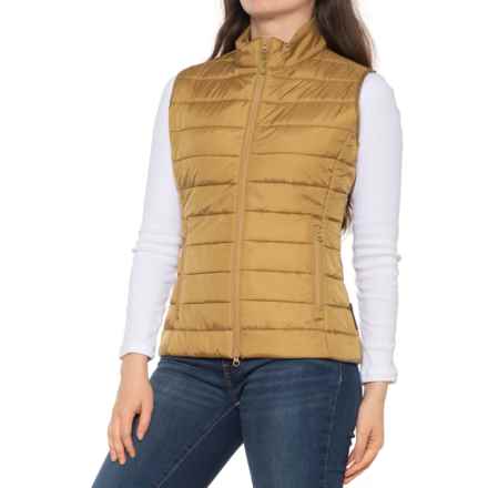 IBKUL Polartec® Power Fill Quilted Side Pocket Vest - Insulated in Gold