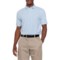 IBKUL Printed Golf Polo Shirt - UPF 50+, Short Sleeve in Happyhour Mint/Royal