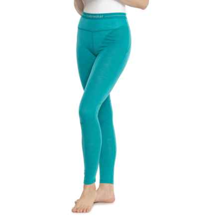 Icebreaker 125 Zoneknit Base Layer Bottoms - Merino Wool in Flux Green