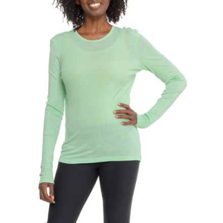 Icebreaker 175 Everyday Crewe Base Layer Top - Merino Wool, Long Sleeve in Glass