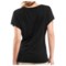 8090V_2 Icebreaker Allure Scoop Neck Shirt - UPF 30+, Merino Wool, Short Sleeve (For Women)