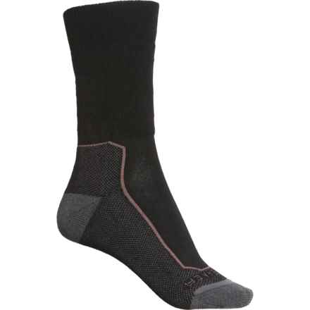 Icebreaker Anatomica Medium Cushion Hiking Socks - Merino Wool, Crew (For Women) in Black/Monsoon/Mink