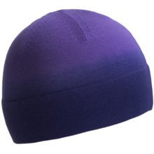 Icebreaker Aurora Beanie Hat - Merino Wool (For Men and Women) in Wisteria/Horizon - Closeouts