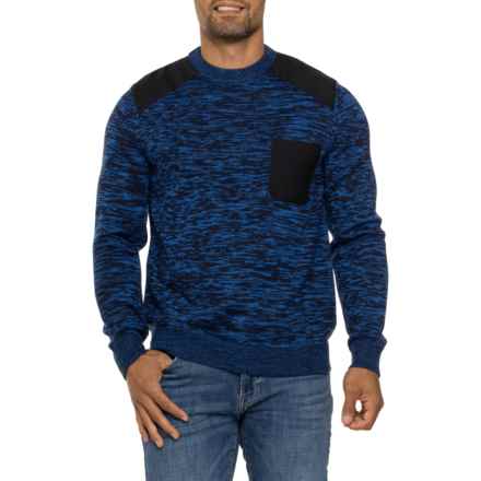 Icebreaker Barein Crew Sweater - Merino Wool in Midnight Navy/Lazurite