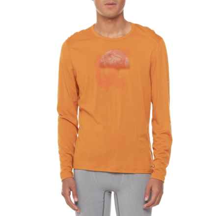 Icebreaker BodyFit 200 Oasis Crewe Base Layer Top - Merino Wool, Long Sleeve in Ray
