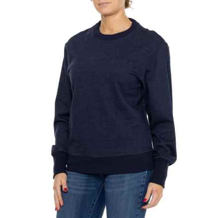 Icebreaker Central Sweatshirt - Merino Wool in Midnight Navy