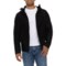 Icebreaker Felted Merino Hooded Jacket - Merino Wool in Black