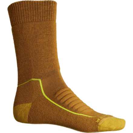 Icebreaker Heavyweight Hiking Socks - Merino Wool, Crew (For Men) in Clove/Silent Gold/Shine