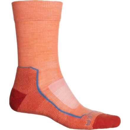 Icebreaker Hike Light Hiking Socks - Merino Wool, Crew (For Men) in Ember/Kyanite/Molten