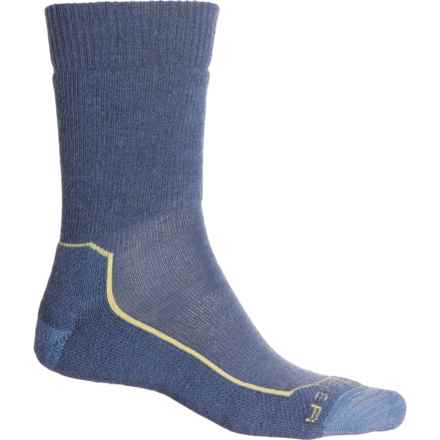 Icebreaker Hike Medium Hiking Socks - Merino Wool, Crew (For Men) in Dawn/Lucid/Kyanite