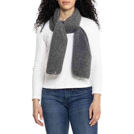 Icebreaker ICL RealFleece Sherpa Scarf - Merino Wool in Gritstone Hthr