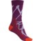 Icebreaker Landscapes Medium Cushion Hiking Socks - Merino Wool, Crew (For Women) in Purple Haze/Go Berry/Vibrant Earth