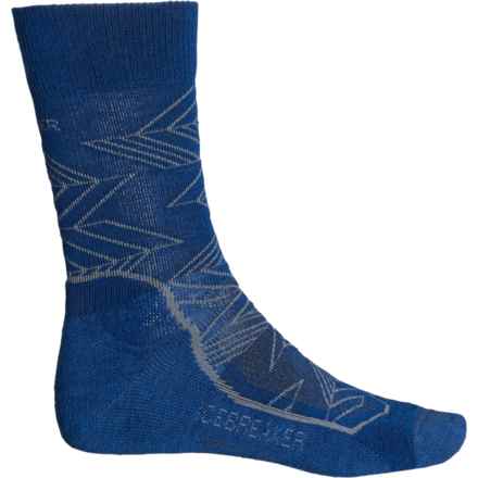Icebreaker Light Cushion Hiking Socks - Merino Wool, Crew (For Men) in Royal Navy