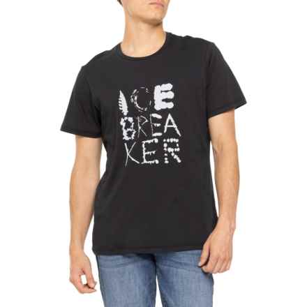 Icebreaker Logo T-Shirt - Short Sleeve in Black