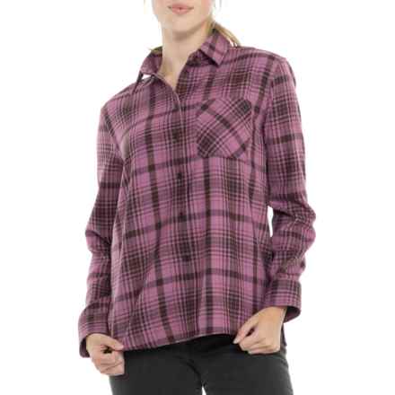 Icebreaker Merino 200 Dawnder Flannel Shirt Plaid - Merino Wool, Long Sleeve in Biterswe/Deco/P