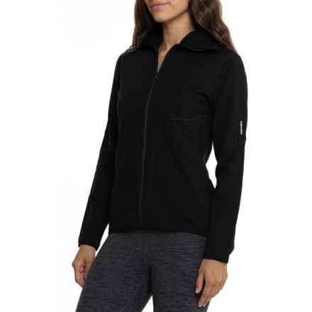 Icebreaker Merino 560 Realfleece Elemental II Jacket - Full Zip in Black