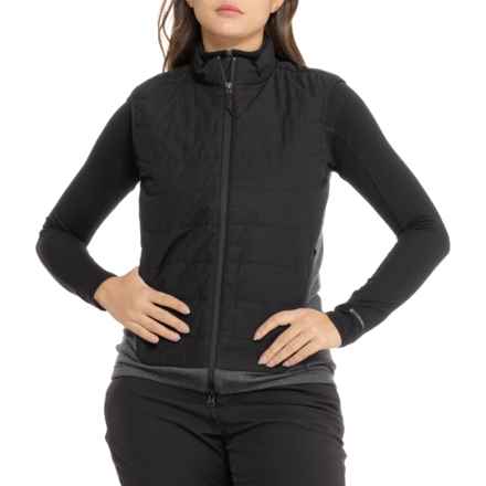 Icebreaker MerinoLoft Vest - Merino Wool, Insulated in Blk/Jet Hthr/Cb