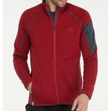 Icebreaker RealFleece 260 Sierra Jacket- Merino Wool, Full Zip (For Men) in Mars/Monsoon - Closeouts
