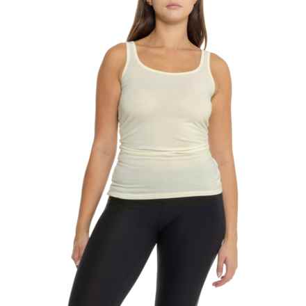 Icebreaker Siren Tank Top - Merino Wool in Snow